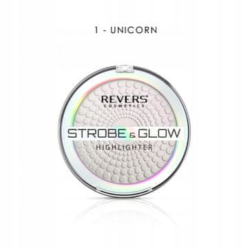 REVERS Revers Strobe & Glow 01 - stisnjen osvetljevalec za obraz 8 g