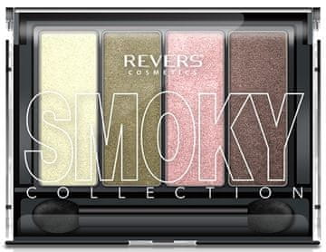 REVERS Paleta senčil za oči Revers Gallant Smoky 06, 4 kosi