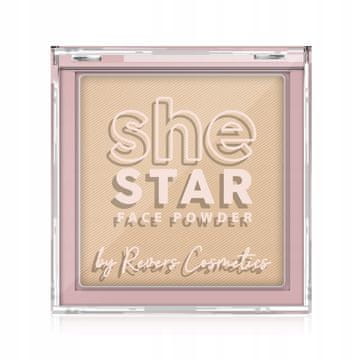 REVERS Revers SHE STAR pečeni puder za obraz v odtenku 03 Beige 10 g