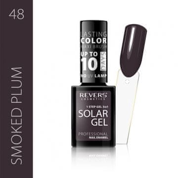 REVERS Revers Solar Gel lak za nohte 48 bela 12 ml, hibridni učinek