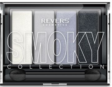 REVERS Paleta 4 senčil Revers Smoky Collection 05 Gallant Smoky 6 g