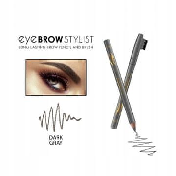 REVERS Svinčnik za obrvi Revers Eye Brow Stylist s čopičem, odtenek 04 Grey