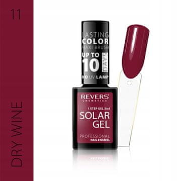 REVERS Lak za nohte Revers Solar Gel 12 ml št. 11, hibridni učinek, sijaj