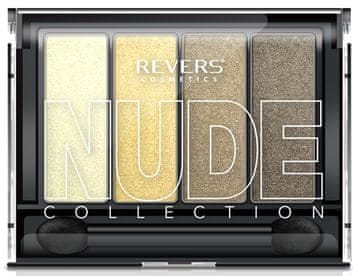 REVERS Paleta senčil za oči Revers Nude Quatro 09P - mat in biserni odtenki