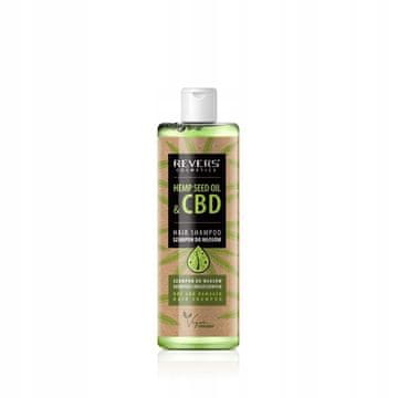 REVERS Revers šampon s CBD in konopljinim oljem za suhe lase 400 ml