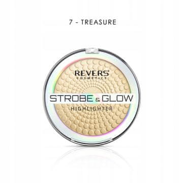 REVERS Revers Strobe & Glow 07 - zlati stisnjen puder v prahu