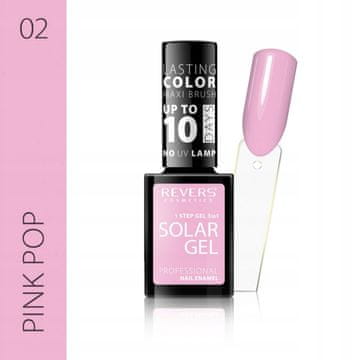 REVERS Revers Solar Gel lak za nohte 02, hibridni učinek, 12 ml