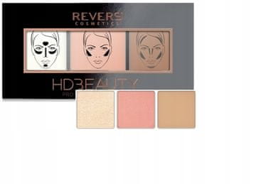 REVERS Revers HD Beauty Pro Contour 02 - paleta za konturiranje in osvetljevanje
