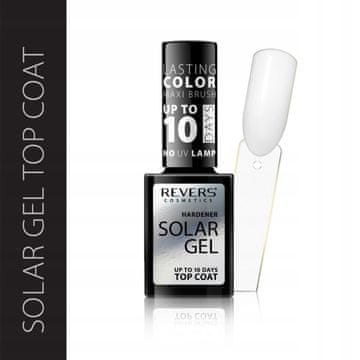REVERS Revers Solar Gel nadlak za nohte, fiksirni lak 12 ml, visok sijaj