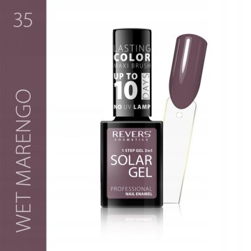 REVERS Revers Solar Gel lak za nohte Wet Marengo #35 12 ml, gel učinek