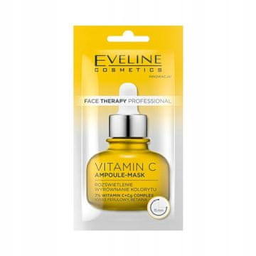 Eveline Cosmetics Eveline E Face Therapy posvetlitvena maska z vitaminom C 8 ml