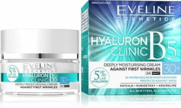 REVERS Eveline Hyaluron Clinic B5 krema za obraz dan/noč 30+ 50 ml