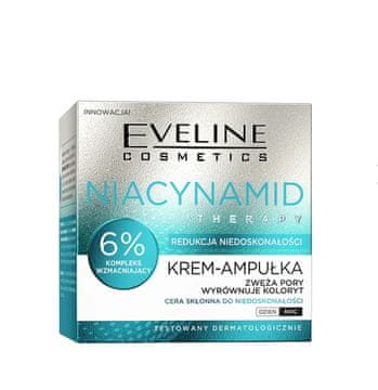 Eveline Cosmetics Eveline Clean Shot krema-ampula z niacinamidom 10% za akne 50 ml