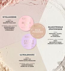 Eveline Cosmetics Eveline Blur Me Bake & Blur mehko roza puder v prahu za fiksiranje ličil 8 g