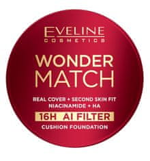 Eveline Cosmetics Eveline Wonder Match 02 W Vanilla hialuronska kislina za obraz - tekoča podlaga