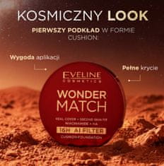 Eveline Cosmetics Eveline Wonder Match 02 W Vanilla hialuronska kislina za obraz - tekoča podlaga