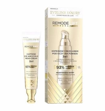 shumee Eveline D'Aury RemodeLift mezo krema za oči 3 v 1 s kofeinom 15 ml