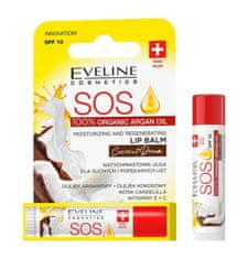 Eveline Cosmetics Eveline SOS balzam za ustnice s kokosom SPF 10 vlaži in regenerira