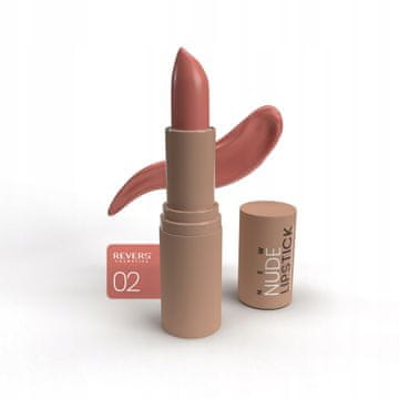 REVERS Revers New Nude Lipstick 02 - satenasto nude šminka v stiku 4 g