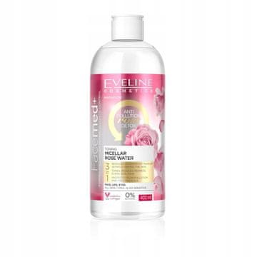 Eveline Cosmetics Eveline Facemed+ micelarna voda z vrtnico 3v1 za obraz 400 ml