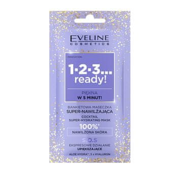 Eveline Cosmetics Eveline 1 2 3 Ready vlažilna maska za obraz