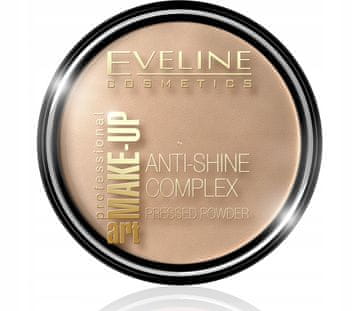 Eveline Cosmetics Eveline Art Make-Up matirajoči mineralni puder v prahu 35 zlato bež 14 g