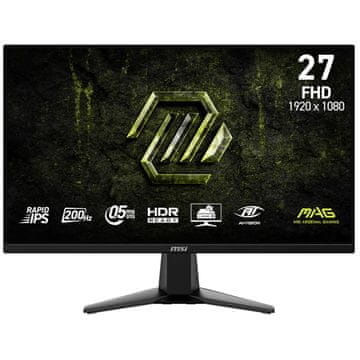 MSI Zaslon MAG 275F E20 / 27" (68,5 cm) / 1920 X 1080 / 200 Hz / 0,5 ms
