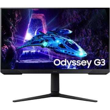 Samsung Zaslon Odyssey G30D S27DG302EU 68,5 cm (27") / 1920x1080 / VA / 180Hz / 1 ms / črn
