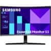 Zaslon Essential S3 S39GD (S27D390GAU) 68,5 cm (27") / 1920x1080 / VA / 100 Hz / 4 ms / črn / ukrivljen (1800R)
