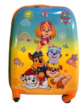 Nickelodeon Otroški potovalni kovček na kolesih Paw Patrol – Rumena (Velika)