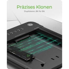 IcyBox Priklopna postaja 6,4 cm & SATA & M.2 NVMe - USB 3.2