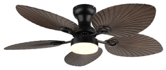 Globo stropni ventilator z LED lučjo 22W CCT