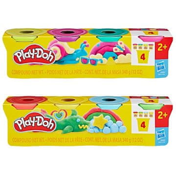 HASBRO - Play-Doh 4 kosi skodelic