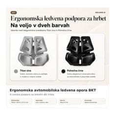 Roland Ergonomska ledvena opora BKT – avtomobilska opora za hrbet 456,8 × 163,9 × 473,3 mm