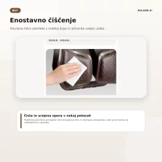 Roland Ergonomska ledvena opora BKT – avtomobilska opora za hrbet 456,8 × 163,9 × 473,3 mm