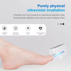 Netscroll Naprava za nego nohtov z modro svetlobo 460 nm, nega nohtov pri glivičnih spremembah, obarvanih nohtih, zadebeljenih nohtih, RepairNail.
