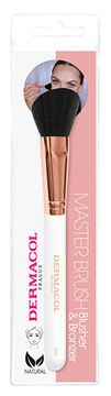 Dermacol Kozmetični čopič za rdečilo in bronzer z etuijem Rose Gold D54
