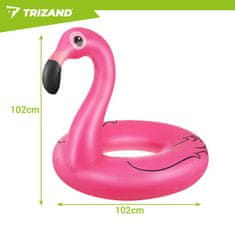 Trizand Napihljiv obroč Flamingo 102 cm