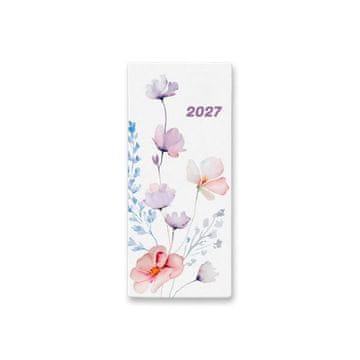 Mesečni PVC dnevnik Pastelini - oblikovanje Flowers 2026