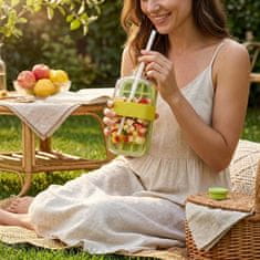 Cool Mango Steklenica za izdelavo ledu 800 ml, steklenica za ledene kocke za zamrzovanje in enostavno shranjevanje ledu, zelena - IceMold