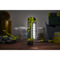 RYOBI RLI4-120G 4V USB akumulatorska svetilka 650lm + 4V 2,0Ah baterija in polnilec