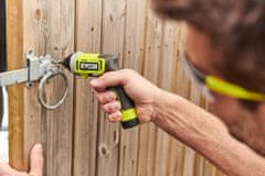 RYOBI RSD4-120TA2 4V USB akumulatorski izvijač + 4V 2,0Ah baterija, polnilec in nastavki