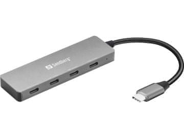 slomart Sandberg USB-C do 4 x USB-C razdelilnik 333-98