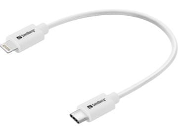 slomart Sandberg USB-C PD v Lightning MFI 0,2 m 136-22
