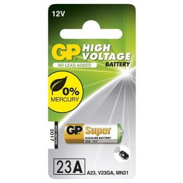 slomart Visokonapetostna alkalna baterija GP, 1 kos, A23