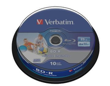 slomart Verbatim BD-R SL DATALIFE 25GB 6X 43736