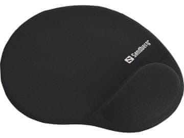 slomart Sandberg Gel podloga za miško z oporo za zapestje 520-25