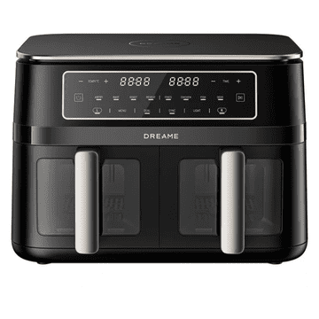 Dreame DZ30 Air Fryer cvrtnik dvojni, črn