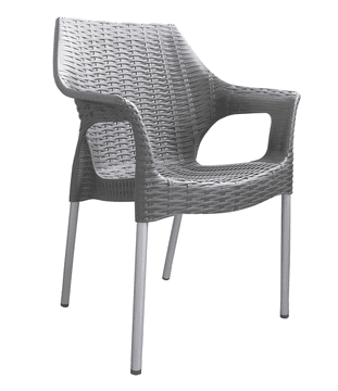 GREEN THUMB stol Rattan Bella Mocca