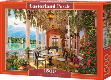 Castorland Puzzle Terasa ob jezeru 1500 kosov